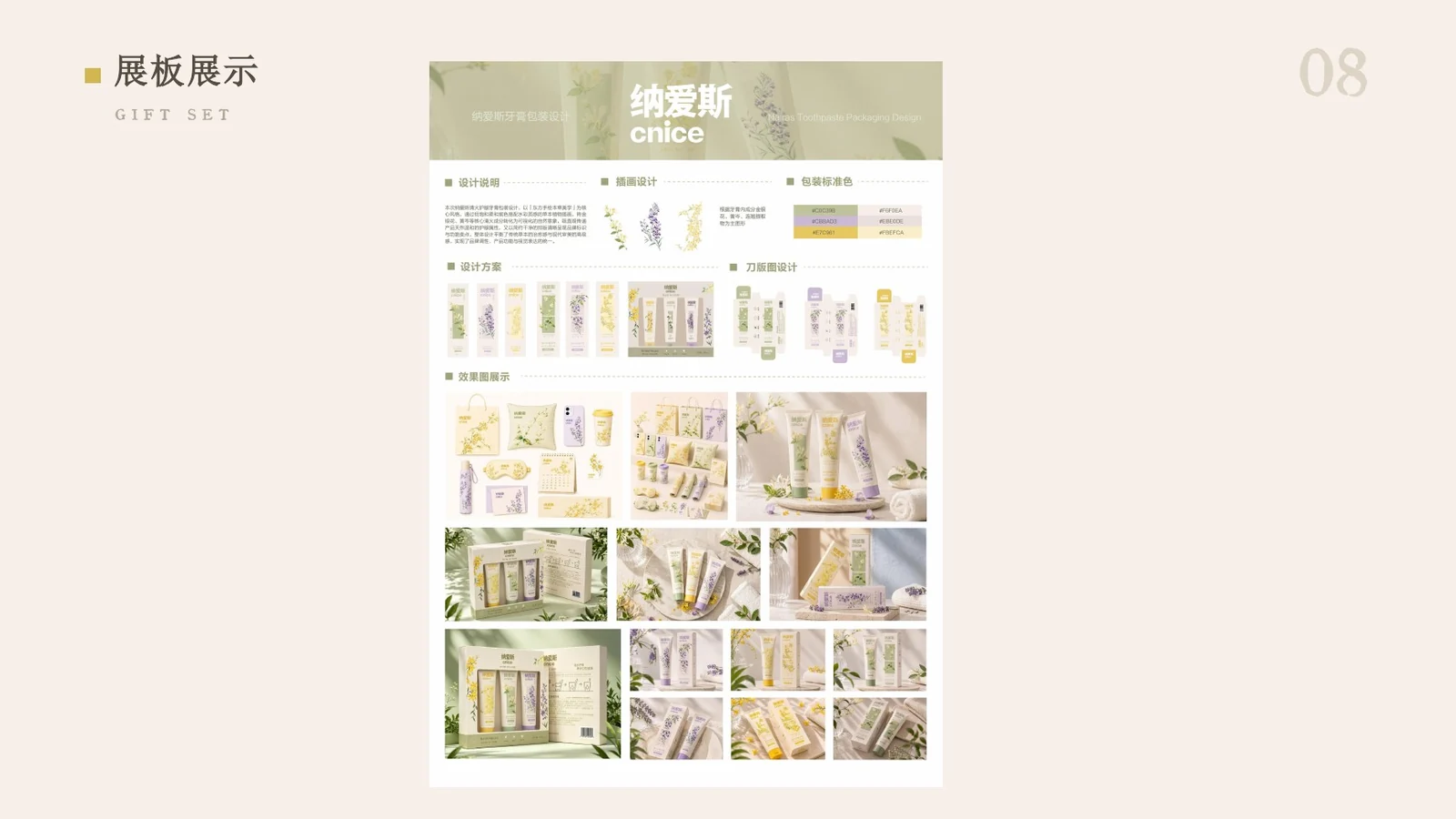纳爱斯清火护龈牙膏完整项目展板